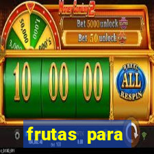 frutas para imprimir e recortar